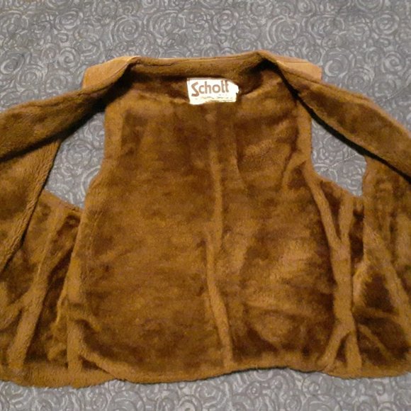 Schott NYC Waxed Cotton Vest - Picture 3 of 4